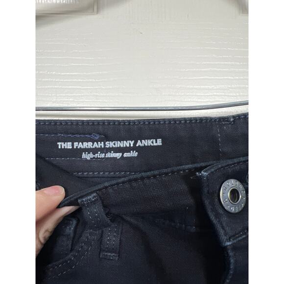 AG Jeans Denim Farrah Ankle High Rise Skinny Dark Wash 24 0 Capsule - Picture 3 of 7